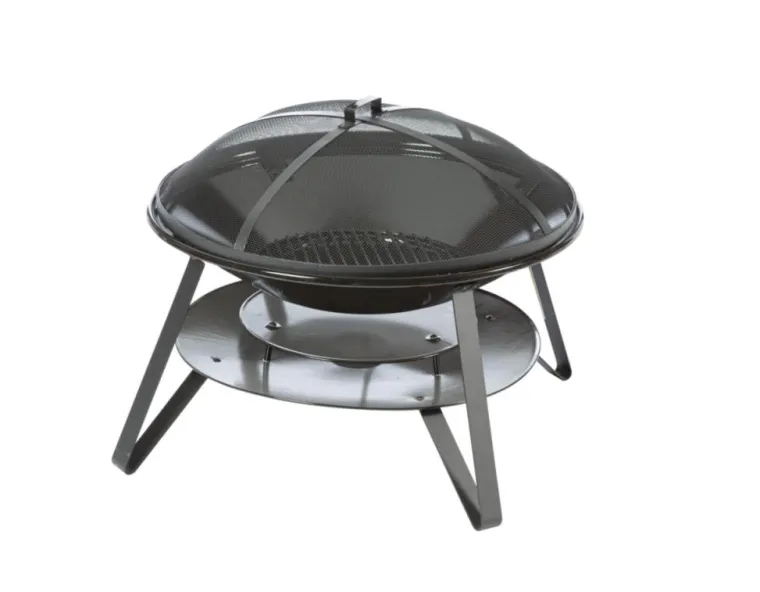 SOMAGIC Braséro noir en acier émaillé - Ø 83,5 x 56,3 cm