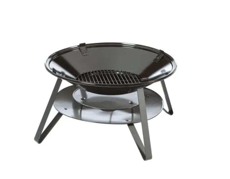 SOMAGIC Braséro noir en acier émaillé - Ø 83,5 x 56,3 cm