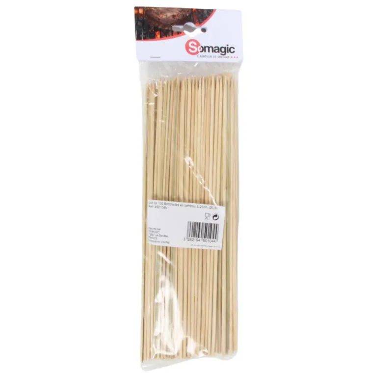 Sale SOMAGIC Brochettes en bambou - lot de 100