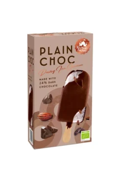 ICE CREAM FACTORY Bâtonnets glacés au chocolat noir - 3 x 120 ml