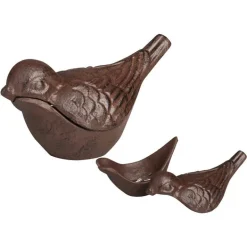 Discount ESSCHERT DESIGN Cache clés en fonte marron Oiseau - 15,4 x 8,5 x 8,2 cm
