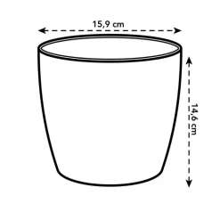 Best ELHO Cache pot Brussel Orchidees