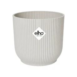 Hot ELHO Cache-pot blanc soie Vibes fold roues - Ø 35 cm