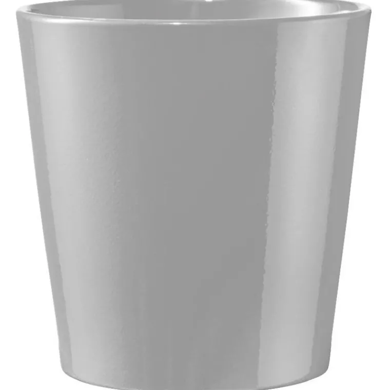 New HORTICASH Cache-pot coloris gris Dallas Orchidée - Ø 13 cm