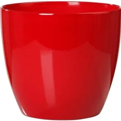 Online DEROMA Cache-pot coloris rouge en céramique - Ø 19 cm