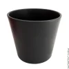 Sale PERM Cache-pot en céramique coloris anthracite - Ø 13 x H 10,5 cm
