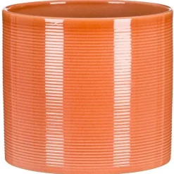 Online DEROMA Cache-pot en céramique orange Scheurich 828 Papaya - Ø 12 cm