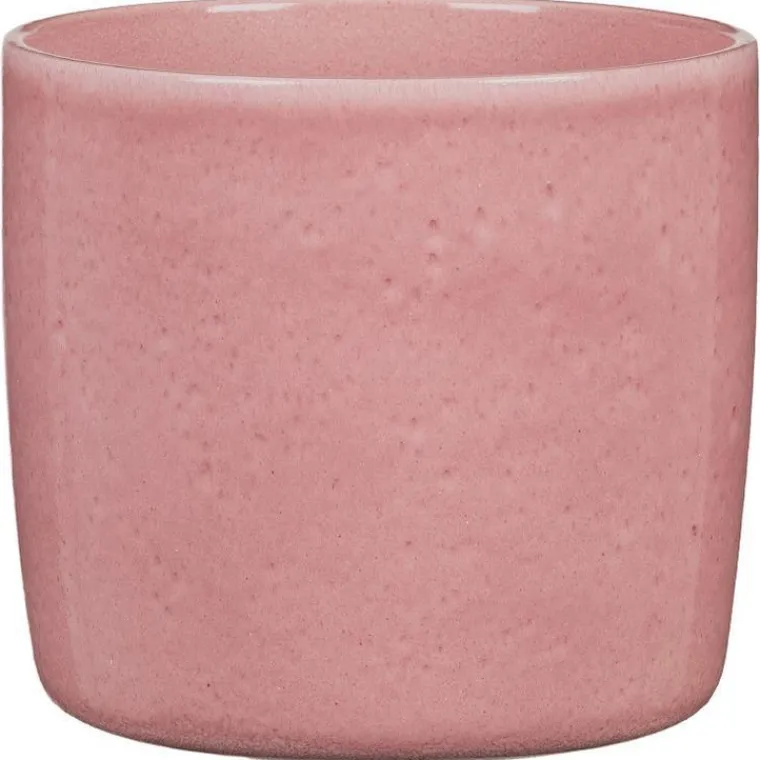 Outlet DEROMA Cache-pot en céramique rose Scheurich 900 Rosea - Ø 13 cm