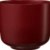 Best Cache-pot en céramique rouge vin Bari - Ø 16 x H 14 cm