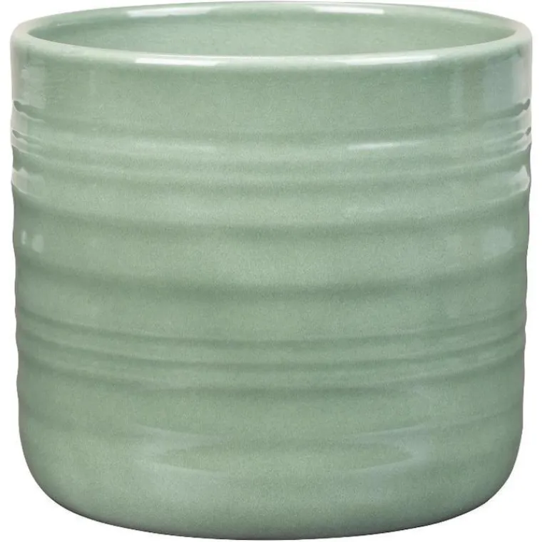 Best DEROMA Cache-pot en céramique vert Scheurich 850 Salvia - Ø 14 x H 12,8 cm