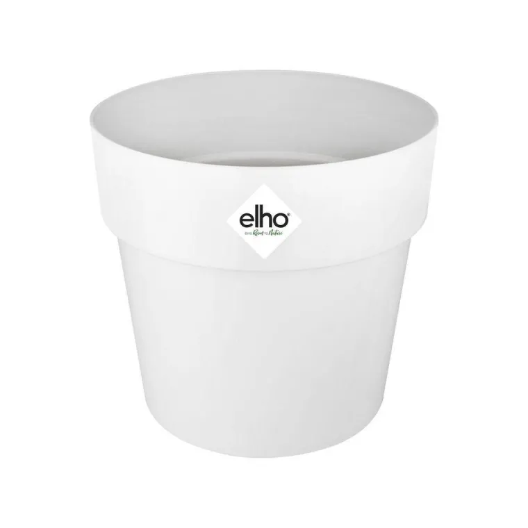 Best ELHO Cache-pot en polypropylène B.for original rond blanc - Ø 18 cm