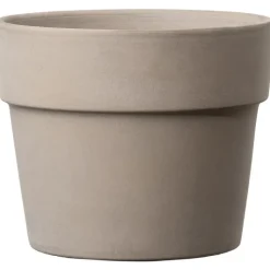 Clearance DEROMA Cache-pot Perfetto Grafite Ø 15 x H 13 cm Terre cuite