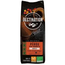 Sale DESTINATION Café moulu pur arabica bio Pérou - 250 g