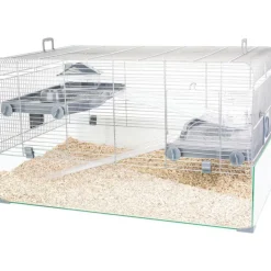 Outlet ZOLUX Cage pour rongeur coloris gris Panas Colour 50 – 52 x 29 x 35 cm