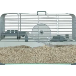 Outlet ZOLUX Cage pour rongeur coloris gris Panas Colour 50 – 52 x 29 x 35 cm