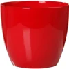 Best DEROMA Cahe-pot coloris rouge en céramique - Ø 19 cm