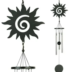 Outlet VITIS IN SITU Carillon motif soleil noir - 35 cm