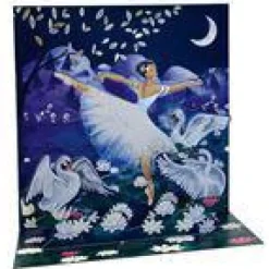 Discount PICTURA Carte double 3D bleue Danseuse