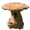 Outlet DÉCORIALE Champignon pour décoration extérieure coloris bois en teck - 40 cm