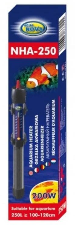 Hot BLUE CORAL Chauffage aquarium 250W, efficacité élevée, AQUA NOVA