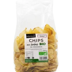 Sale NATUR'AVENIR Chips aux herbes de provence bio - 200 g
