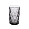 BASTIDE Chopes hautes en verre gris Diamond - 6 x 340 ml