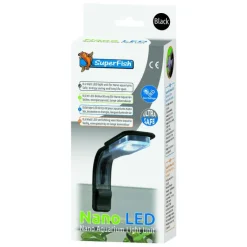 Sale SUPERFISH Éclairage Nano Led Noir 0,6 W. 9,5x5,5x20 cm