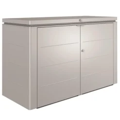 Discount BIOHORT Coffre highboard couleur argent 200x84x127 cm