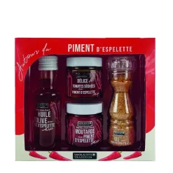 Hot SAVOR ET SENS Coffret autour du piment d’Espelette - 400 g
