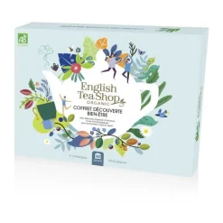 Online ENGLISH TEA SHOP Coffret découverte bien-être de thés et d’infusions bio - 48 sachets