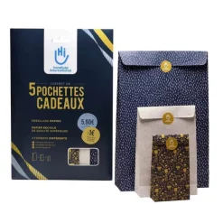 Hot HANDICAP INTERNATIONAL Coffret de 5 pochettes cadeaux solidaires et écologiques