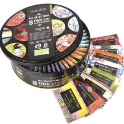 TERRE D'OC Coffret de 48 sachets de thé Hospitalité bio - 401 g