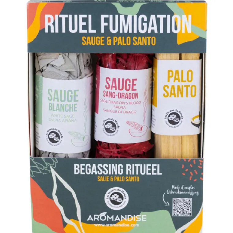 Outlet AROMANDISE Coffret de sauge palo bio