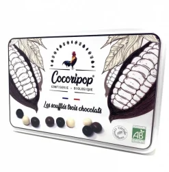 COCORIPOP Coffret de soufflés aux 3 chocolats bio - 300 g