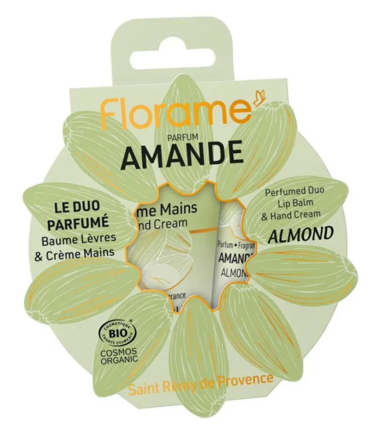 Hot FLORAME Coffret duo parfumé amande Cosmos Organic