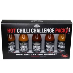 Best NJBBQ Coffret hot chili challenge avec des sauces piquantes - 5 x 50 ml