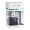 New MAISON BERGER PARIS Coffret lampe glaçon grise avec parfum thé blanc pureté