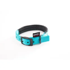 Clearance MARTIN SELLIER Collier droit Confort pour chien coloris turquoise - 2,5x65 cm