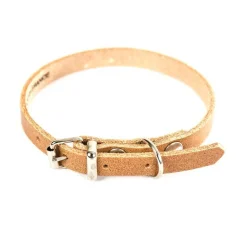 Hot MARTIN SELLIER Collier en cuir naturel pour chien 1,6x40 cm