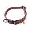 New MARTIN SELLIER Collier en nylon pour chat Flash marron