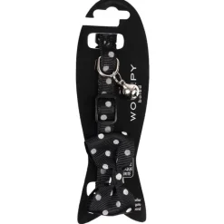 Best WOUAPY Collier pour chat en nylon coloris noir avec nœud - Taille unique