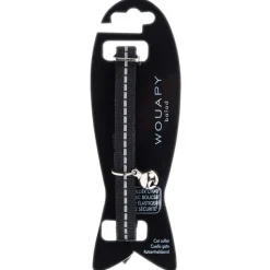 Best WOUAPY Collier pour chat noir avec galon réfléchissant