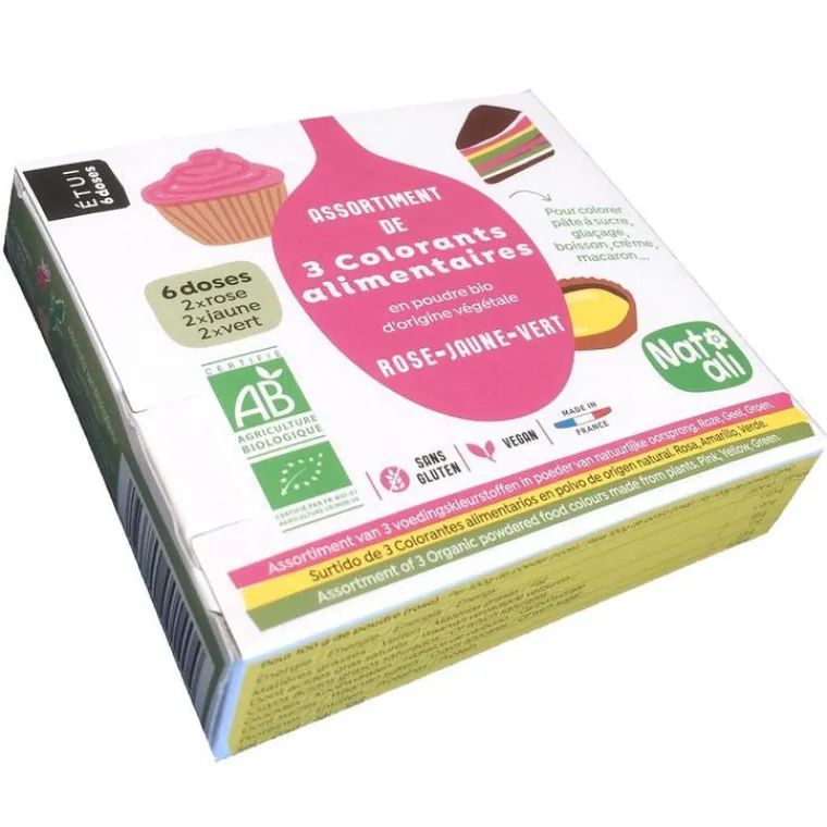 Hot NATALI Colorants alimentaires assortiment 3x10g