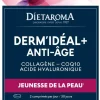 New DIETAROMA Complément alimentaire collagène + CoQ10 acide hyaluronique Dermidéal plus - 60 comprimés