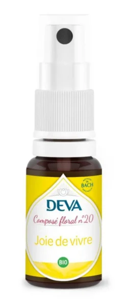 Outlet DEVA Complément alimentaire composé floral joie de vivre bio - spray 15 ml