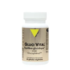 VIT'ALL+ Complément alimentaire pour l’équilibre de la glycémie Vit’all+ Gluci Vital - 30 gélules