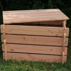 Outlet MON PETIT POTAGER Composteur basic en bois 120 x 90 cm - 165 L