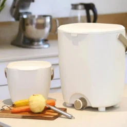 New HOZELOCK Composteur de cuisine Bokashi coloris beige - 15 L