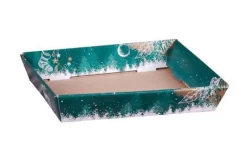 Best CAV SERVICE Corbeille Calgary en carton décoré - 27 x 20 x 5 cm