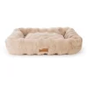 Hot SCRUFFS Corbeille pour chien Alpine coloris beige en tissu Taille L - 75 x 60 cm